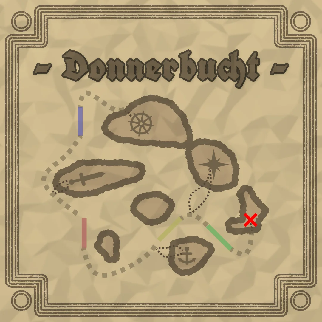 Donnerbucht Schatzkarte